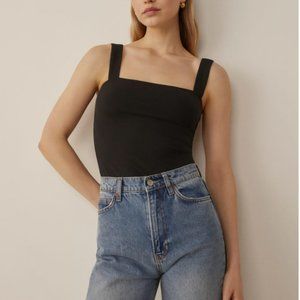 Refomation Canyon Knit Top - Black
